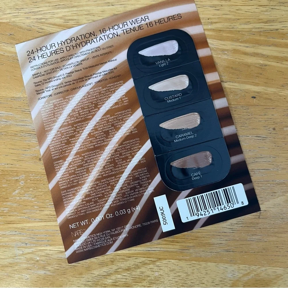 NWT Sephora Concealer Sampler Beauty Bag